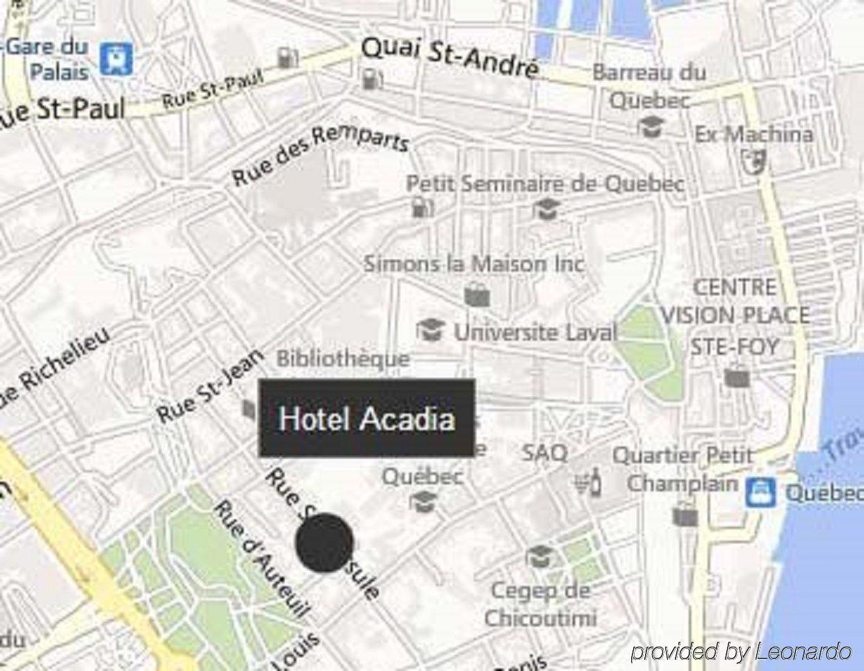 Hotel Acadia Québec Buitenkant foto